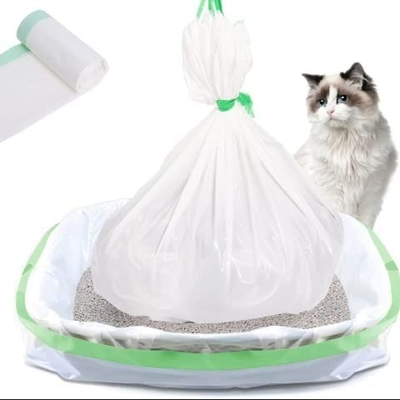 PLA PBAT Material Estrutura Selo térmico 15 mic Sacos de cocô para animais de estimação compostáveis para cães e gatos