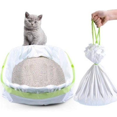 PLA PBAT Material Estrutura Selo térmico 15 mic Sacos de cocô para animais de estimação compostáveis para cães e gatos
