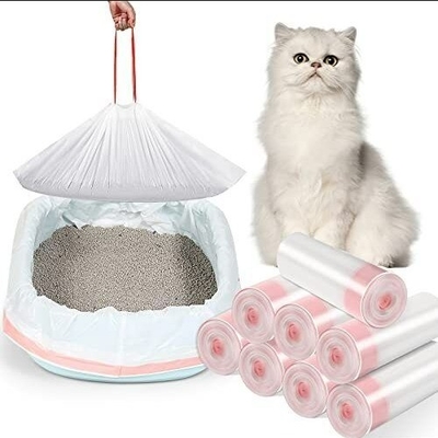 PLA PBAT Material Estrutura Selo térmico 15 mic Sacos de cocô para animais de estimação compostáveis para cães e gatos