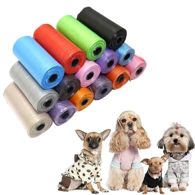 Sacos biodegradáveis de resíduos de cães de PLA/PE Espessura personalizada Ecológico e portátil