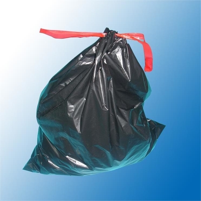 Saco de lixo de cozinha de superfície em relevo com corda de desenho verde ou personalizado