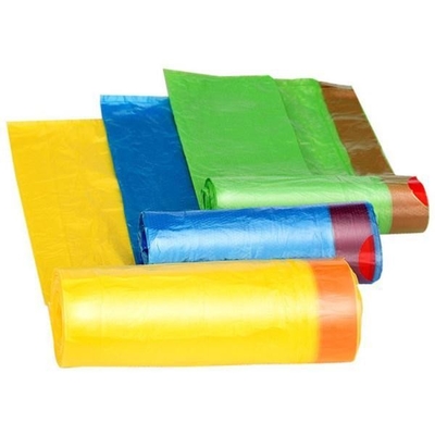 Saco de lixo de cozinha de superfície em relevo com corda de desenho verde ou personalizado
