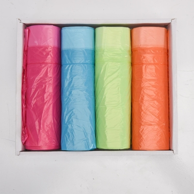 Sacos plásticos convenientes para eliminação de resíduos em rolos com opção de logotipo personalizado