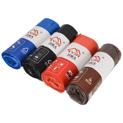 Sacos plásticos convenientes para eliminação de resíduos em rolos com opção de logotipo personalizado