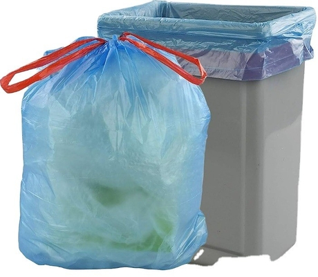 Fabricação direta de sacos de cordas de tração sacos de lixo galão com seleção de superfície em relevo