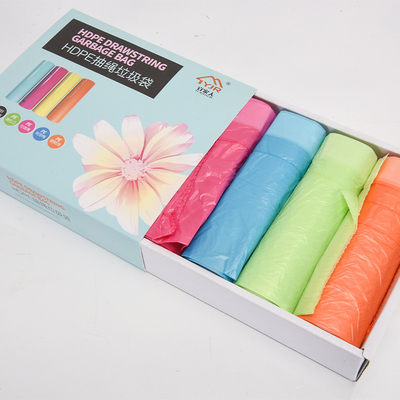 Fabricação direta de sacos de cordas de tração sacos de lixo galão com seleção de superfície em relevo