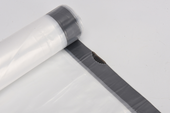 Logotipo personalizado OEM Sacos de lixo grandes com alça de corda Estrutura de material HDPE