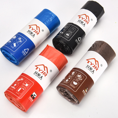 Saco de lixo de plástico descartável para revestimentos de latas em material HDPE