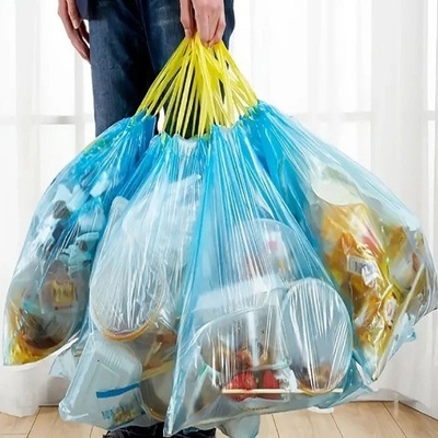 Manuseio de superfície em relevo 2023 Beige Biodegradável Saco de lixo de cozinha alto