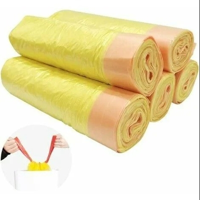 Manuseio de superfície em relevo 2023 Beige Biodegradável Saco de lixo de cozinha alto