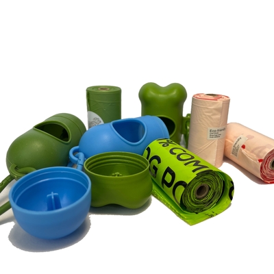 Logotipo personalizado Bio Material Pet Dog Poop em Rolo com Impressão Flexo
