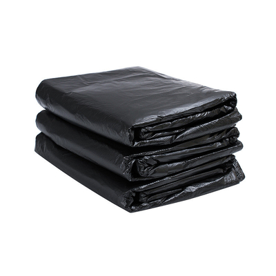 Saco de lixo de bolso plano de manuseio de superfície em relevo para propriedade comercial de hotéis
