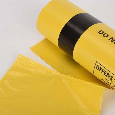 Autoclave vermelho amarelo Sacos plásticos de lixo médico Sacos de lixo Sacos de risco biológico em rolos