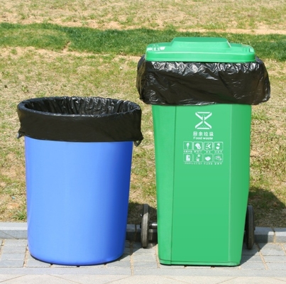 Encomenda personalizada Saco de lixo grande espesso preto para restauração