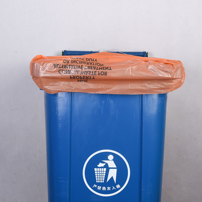 Sacos de lixo médico selos térmicos LDPE/HDPE Sacos de lixo descartáveis de plástico para laboratório hospitalar