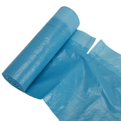 60 litros de sacos de lixo de corda de tração HDPE/LDPE/LLDPE para comercialização Certificado ok composto