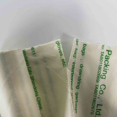 Pedido personalizado Sacos de plástico degradáveis com material PP e logotipo personalizado
