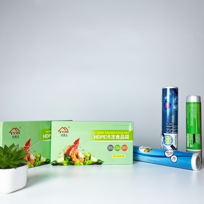 Embalagem em relevo de superfície em PE Saco de embalagem de plástico para alimentos Sacos de rolo para armazenamento e embalagem de alimentos