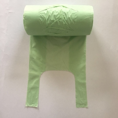Sacos de lixo biodegradáveis para eliminação de resíduos respeitáveis ao ambiente