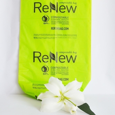 Sacos de lixo biodegradáveis para eliminação de resíduos respeitáveis ao ambiente