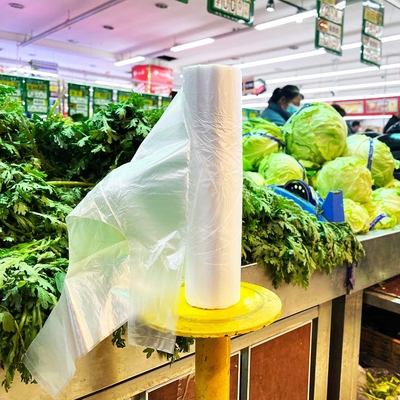 Sacos de embalagem de alimentos em plástico de cor HDPE personalizada