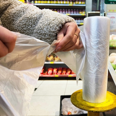 Sacos de embalagem de alimentos em plástico de cor HDPE personalizada