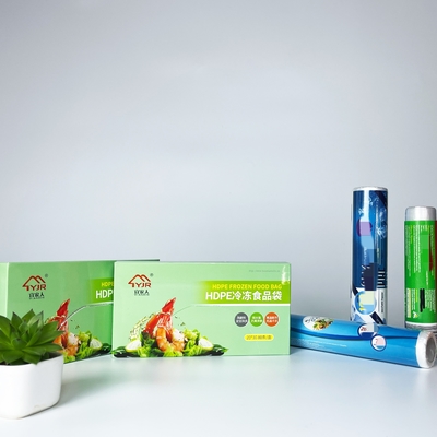 Sacos de embalagem de alimentos em plástico de cor HDPE personalizada