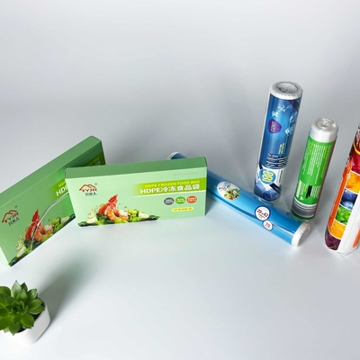 Sacos de embalagem de alimentos em plástico de cor HDPE personalizada