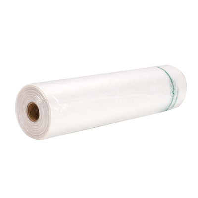 Saco de embalagem de alimentos transparente em rolo com material biodegradável HDPE e espessura 5-100 mic