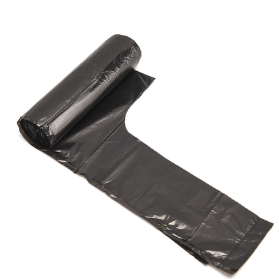 Sacos de lixo de manuseio em HDPE ecológicos para eliminação sustentável e responsável dos resíduos