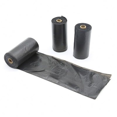 Rolo de sacos de cocô de cão de cor bege para compostagem e gestão ecológica dos resíduos