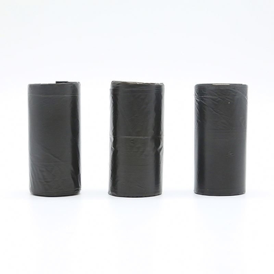 Rolo de sacos de cocô de cão de cor bege para compostagem e gestão ecológica dos resíduos