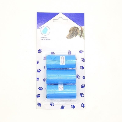 Rolo de sacos de cocô de cão de cor bege para compostagem e gestão ecológica dos resíduos