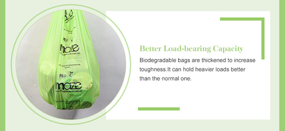 Materiais reciclados Saco de lixo de plástico 100% biodegradável com design personalizável