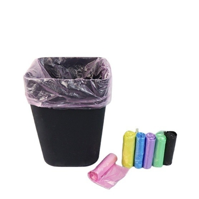 Sealing Handle Heat Seal Sacos de lixo grandes para gestão de resíduos pesados em preto