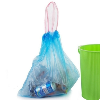 Sacos de lixo de plástico verde, embalagens de lata para gestão de resíduos ecológicos