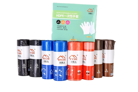Sacos de camisetas biodegradáveis de cor PE sustentáveis e duráveis para o mercado de frutas