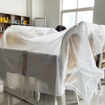 Folha de filmagem de embalagem de poeira HDPE/LDPE/LLDPE Tecido de plástico para protecção da pintura