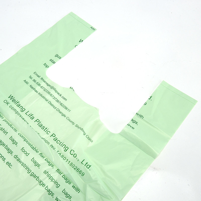 40% Estrutura do material de biorressource Sacos de compras de PVC recém concebidos e biodegradáveis