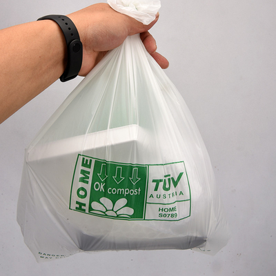 40% Estrutura do material de biorressource Sacos de compras de PVC recém concebidos e biodegradáveis