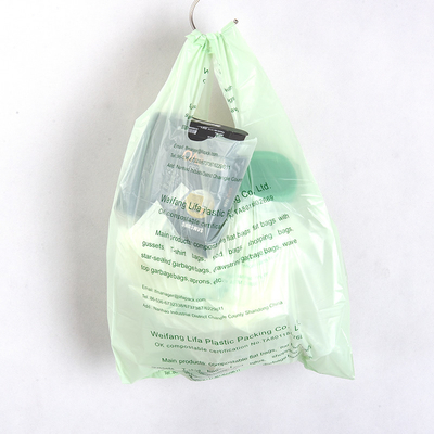 40% Estrutura do material de biorressource Sacos de compras de PVC recém concebidos e biodegradáveis