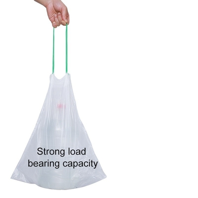 Saco de lixo de corda de tração HDPE personalizado para compra em massa e personalização