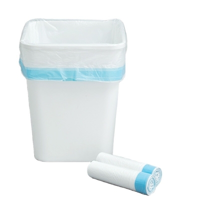 Saco de lixo de corda de tração HDPE personalizado para compra em massa e personalização