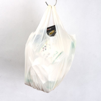 Saco Quadrado Biodegradável PP Vestido de Plástico Saco de Compras para Supermercado Personalizado
