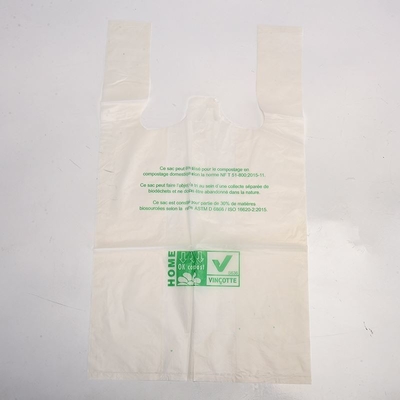 Sacos de amido de milho verde escuro para protecção do ambiente e outros produtos domésticos