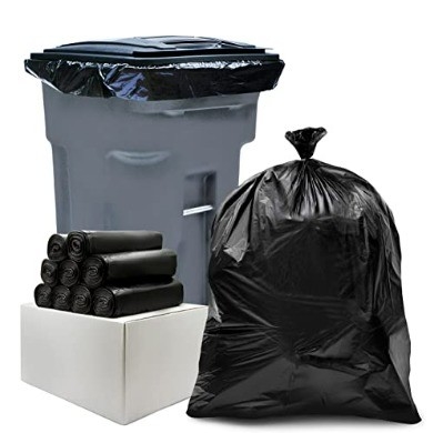 Venda Flexo Impressão Can Bin Liner Sacos de Lixo em Rolo com Logotipo Personalizado