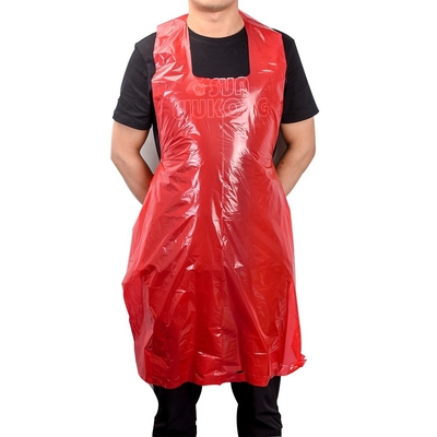 HONGCHENG Avental descartável LDPE/HDPE com caixa acessível e conveniente
