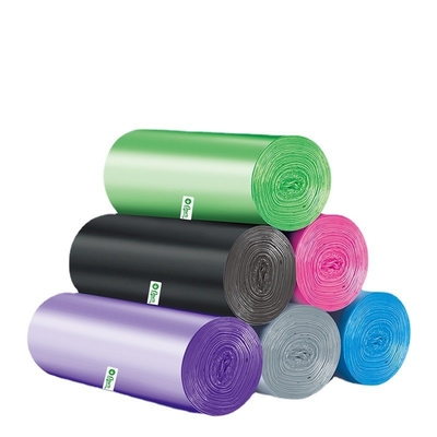 Saco de lixo descartável de HDPE/LDPE/LLDPE para resíduos de cozinha e escritório