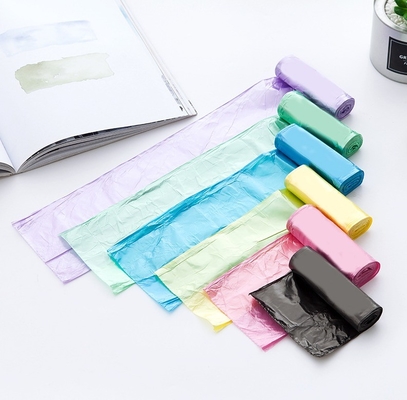 Saco de lixo descartável de HDPE/LDPE/LLDPE para resíduos de cozinha e escritório