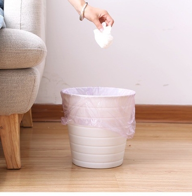 Saco de lixo descartável de HDPE/LDPE/LLDPE para resíduos de cozinha e escritório